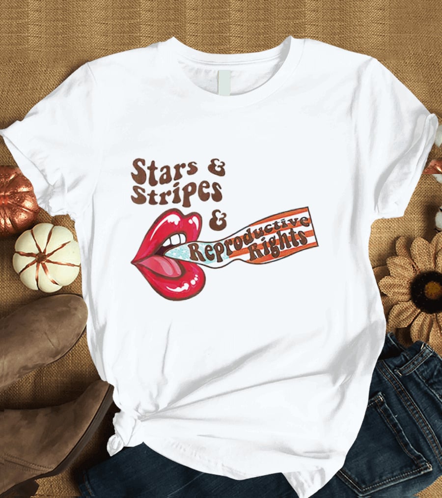 Stars Stripes And Reproductive Rights American Voices T-Shirt