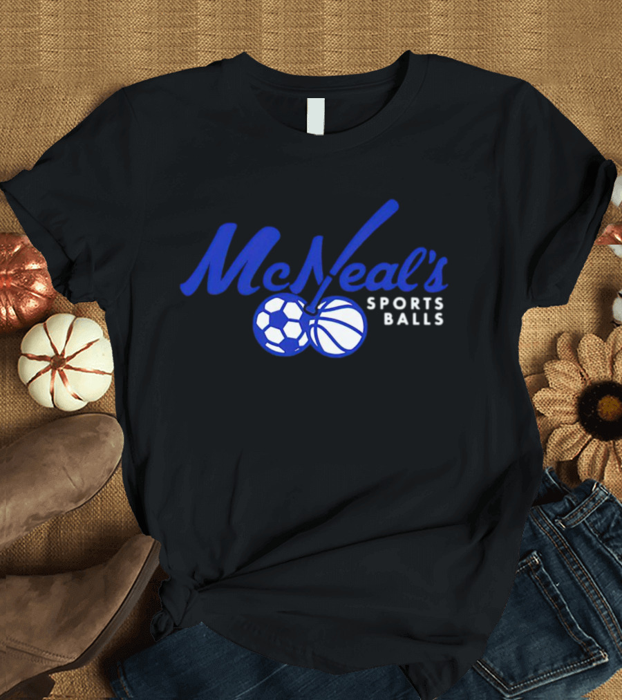 McNeal’s Sports Balls Soccer Basketball T-Shirt
