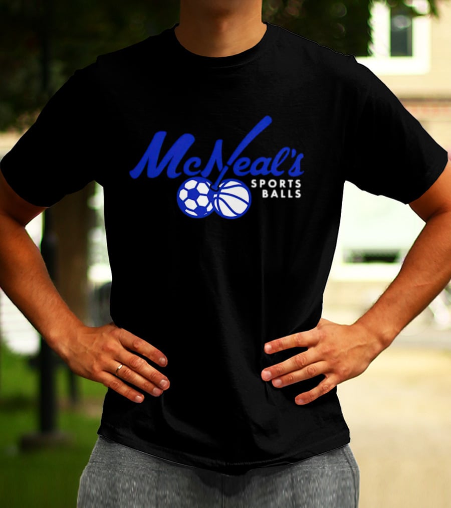 McNeal’s Sports Balls Soccer Basketball T-Shirt