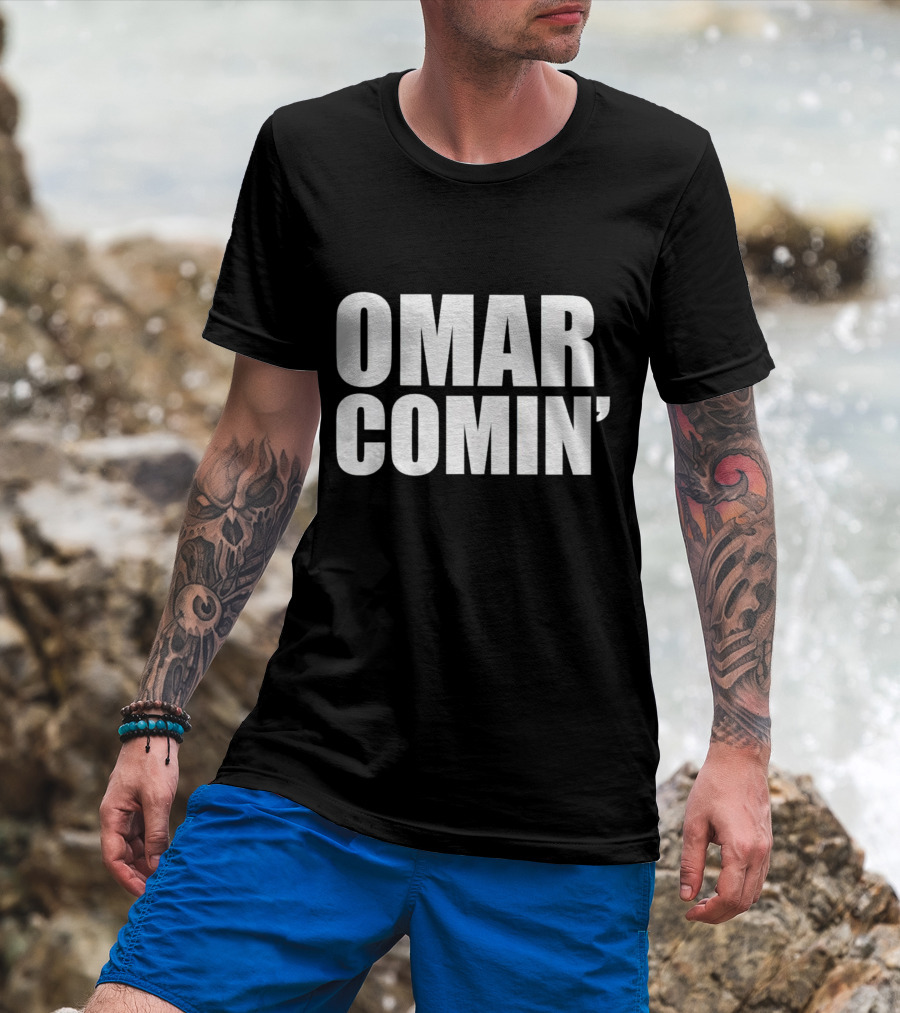 Omar Comin’ The Wire Iconic Catchphrase T-Shirt