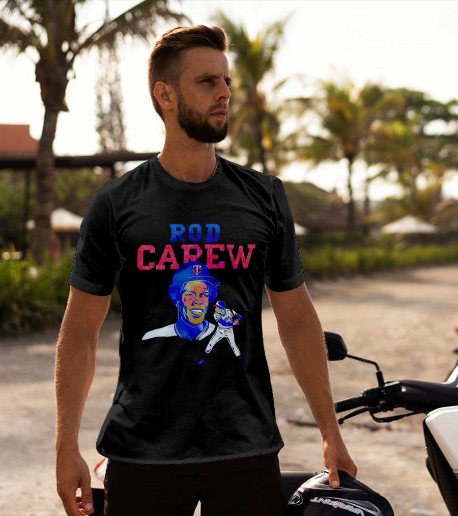 Rod Carew Twins Baseball Player T-Shirt