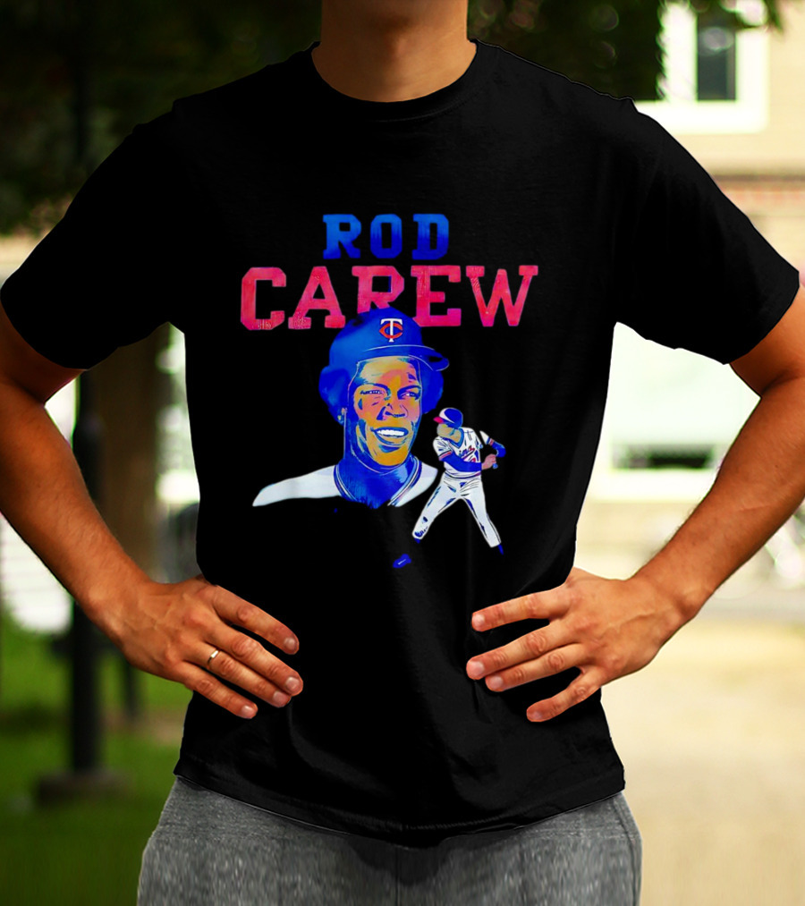 Rod Carew Twins Baseball Player T-Shirt