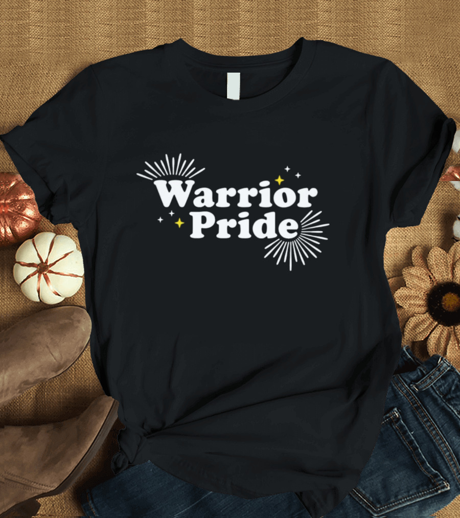 Warrior Pride Celebration Fireworks Stars T-Shirt