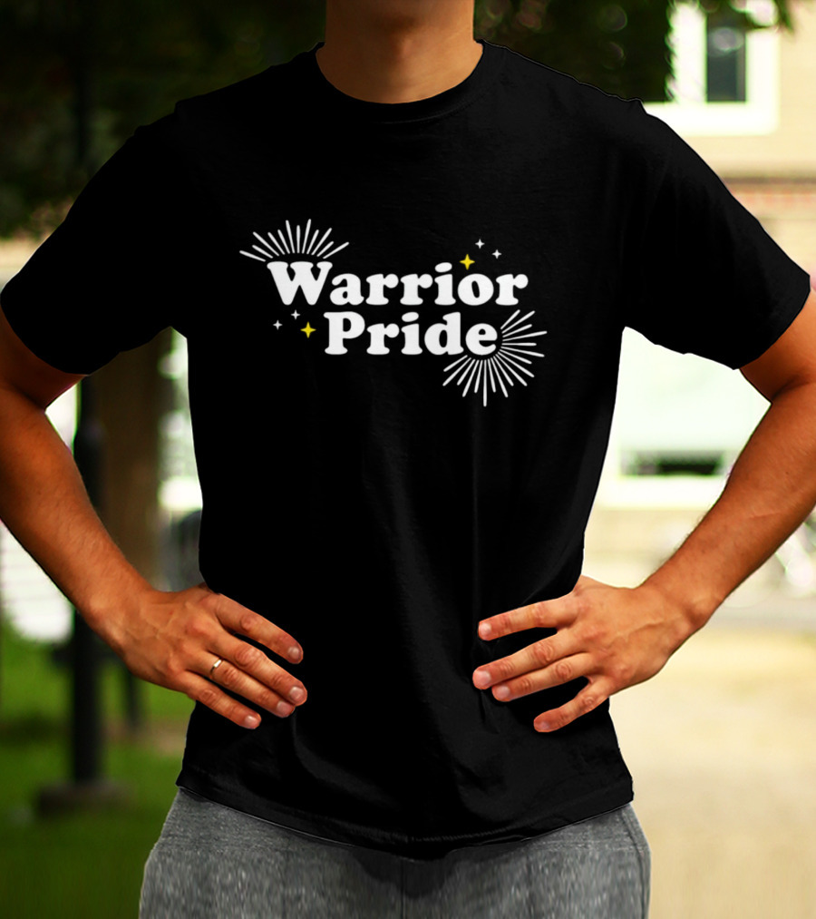 Warrior Pride Celebration Fireworks Stars T-Shirt