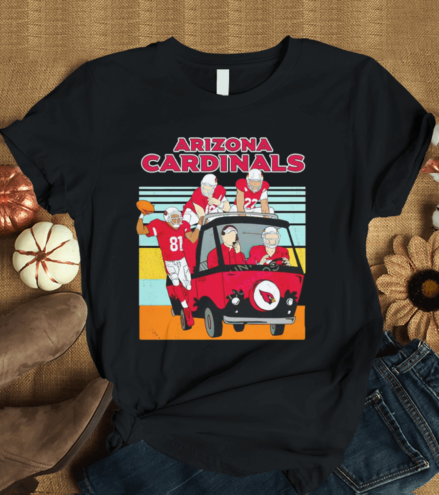 Arizona Cardinals Vintage Football Friends T-Shirt