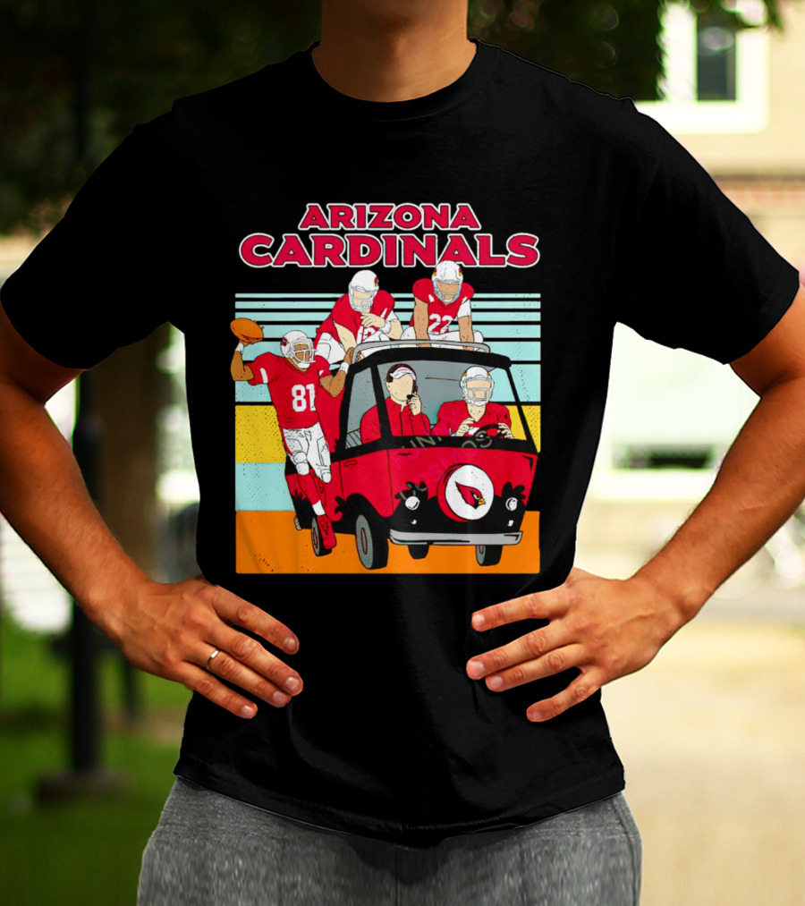 Arizona Cardinals Vintage Football Friends T-Shirt