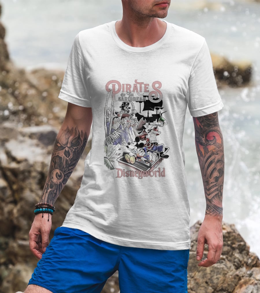 Pirates Of The Caribbean Mickey Disneyland Adventure T-Shirt