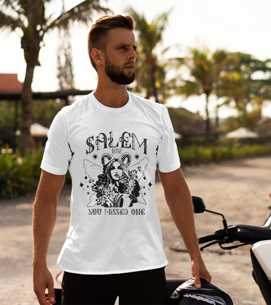 Salem 1692 You Missed One Witch Gothic T-Shirt
