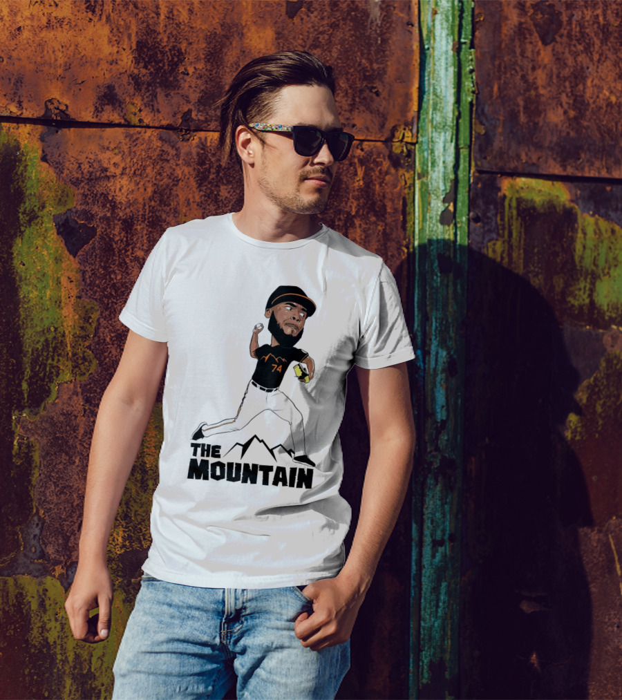 The Mountain Félix Bautista 74 Baltimore Orioles Pitcher T-Shirt