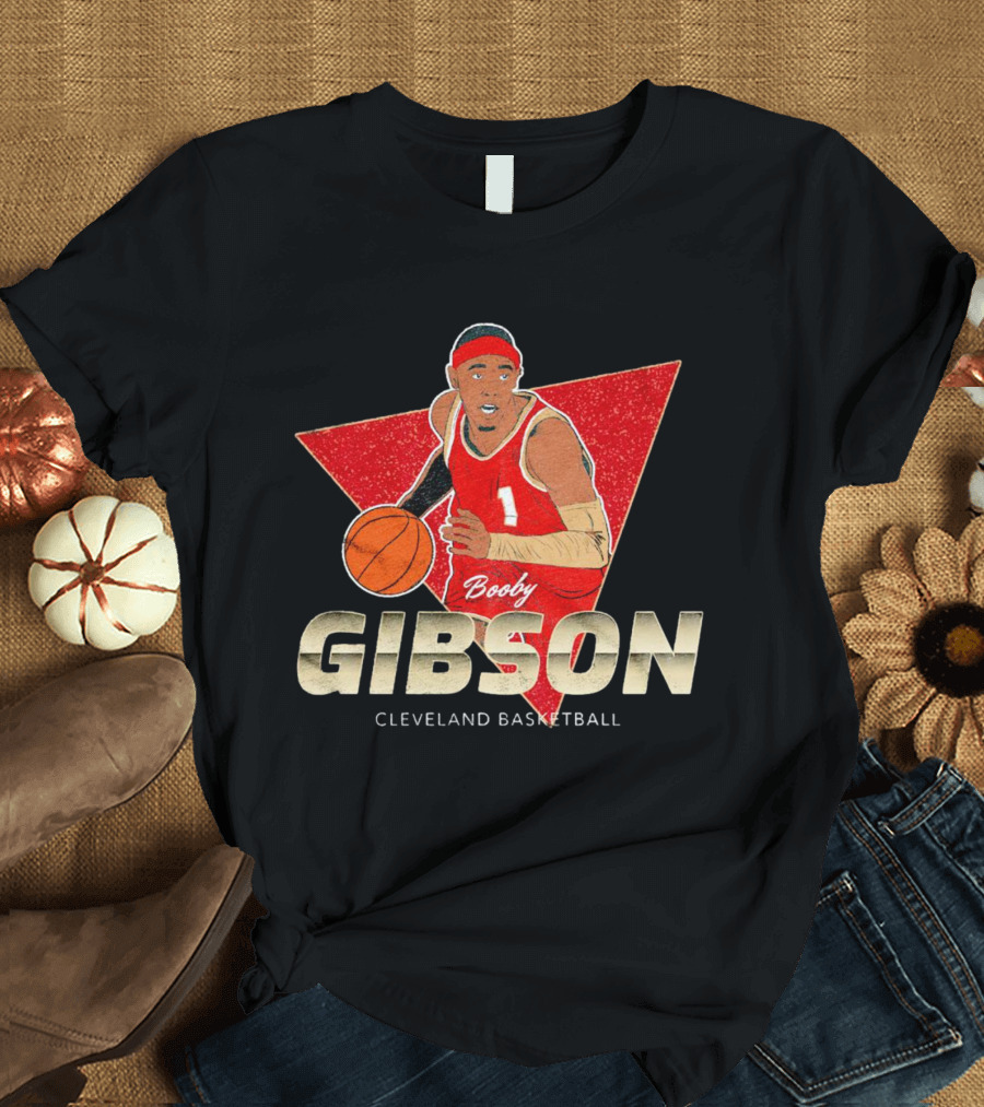 Booby Gibson Cleveland Basketball Player Number 1 T-Shirt