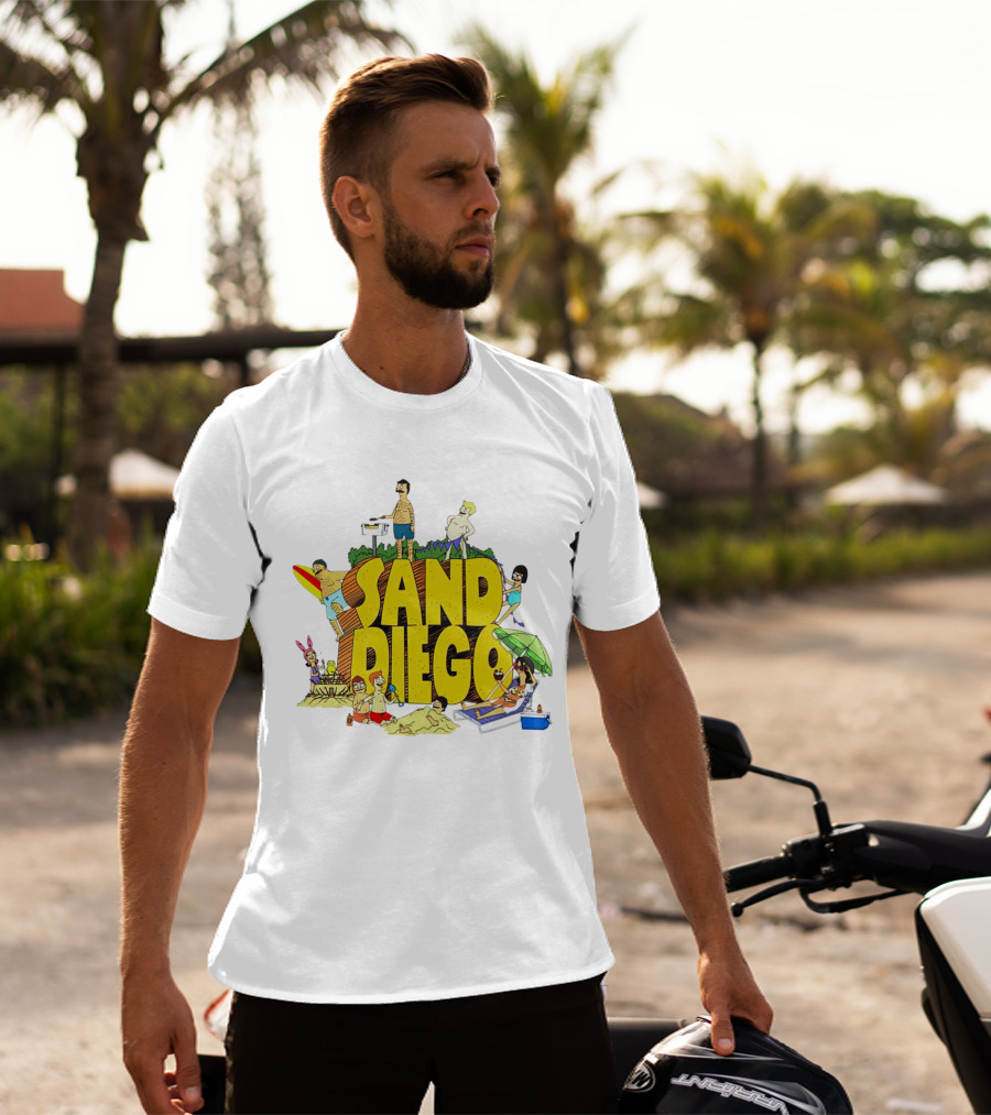 Bob's Burgers Sand Diego Beach Fun San Diego T-Shirt