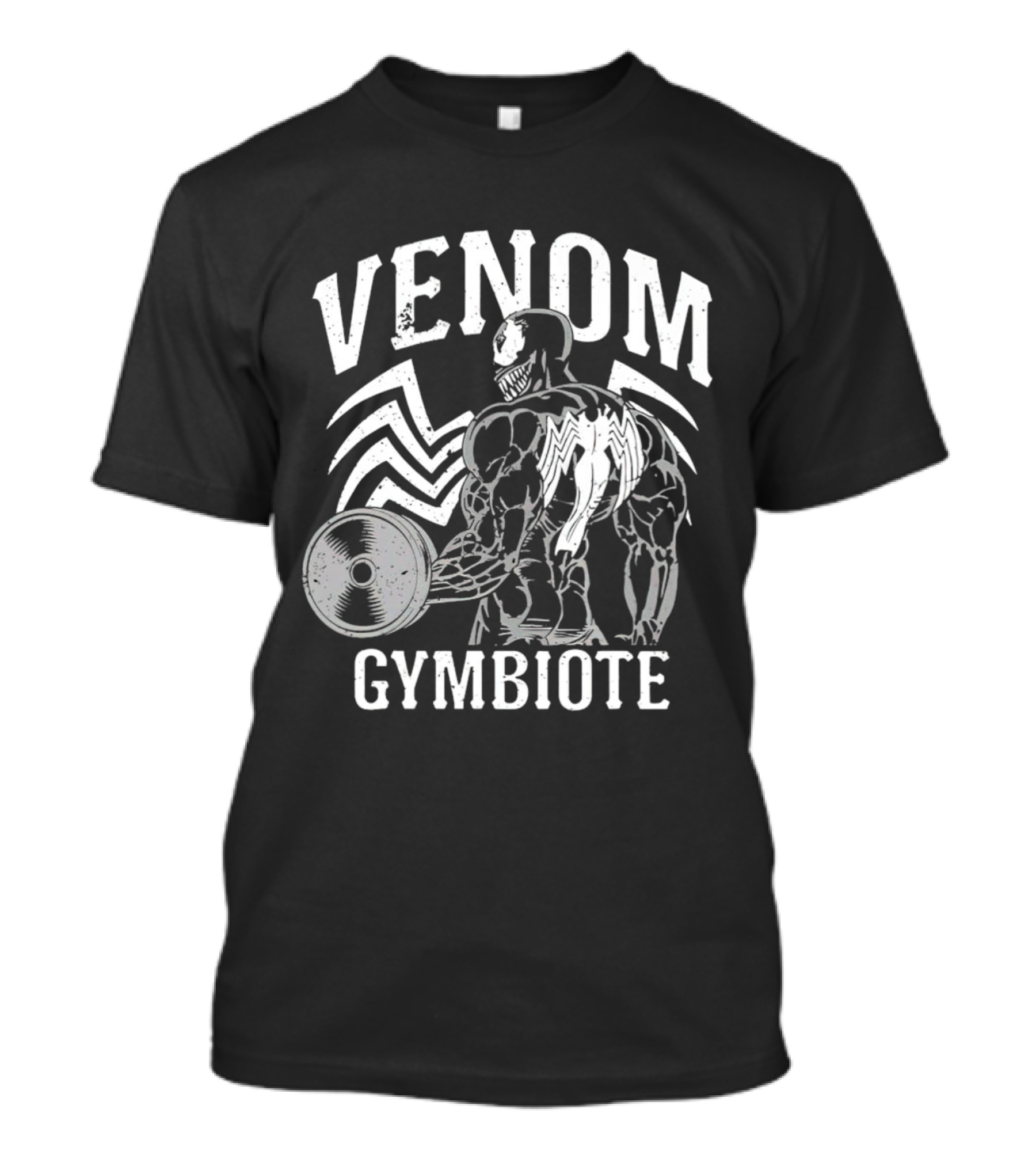 Venom Gymbiote Muscular Strength Workout Fitness Venoms Gymbiote Workout T-Shirt