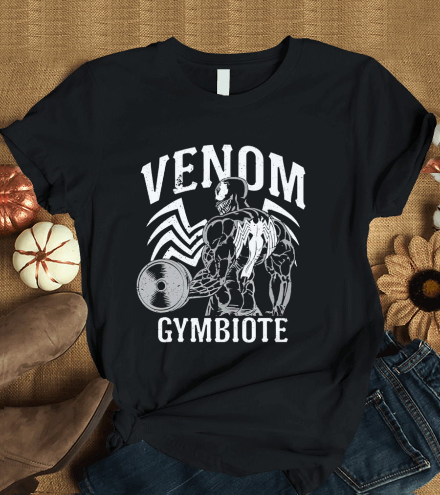 Venom Gymbiote Muscular Strength Workout Fitness Venoms Gymbiote Workout T-Shirt