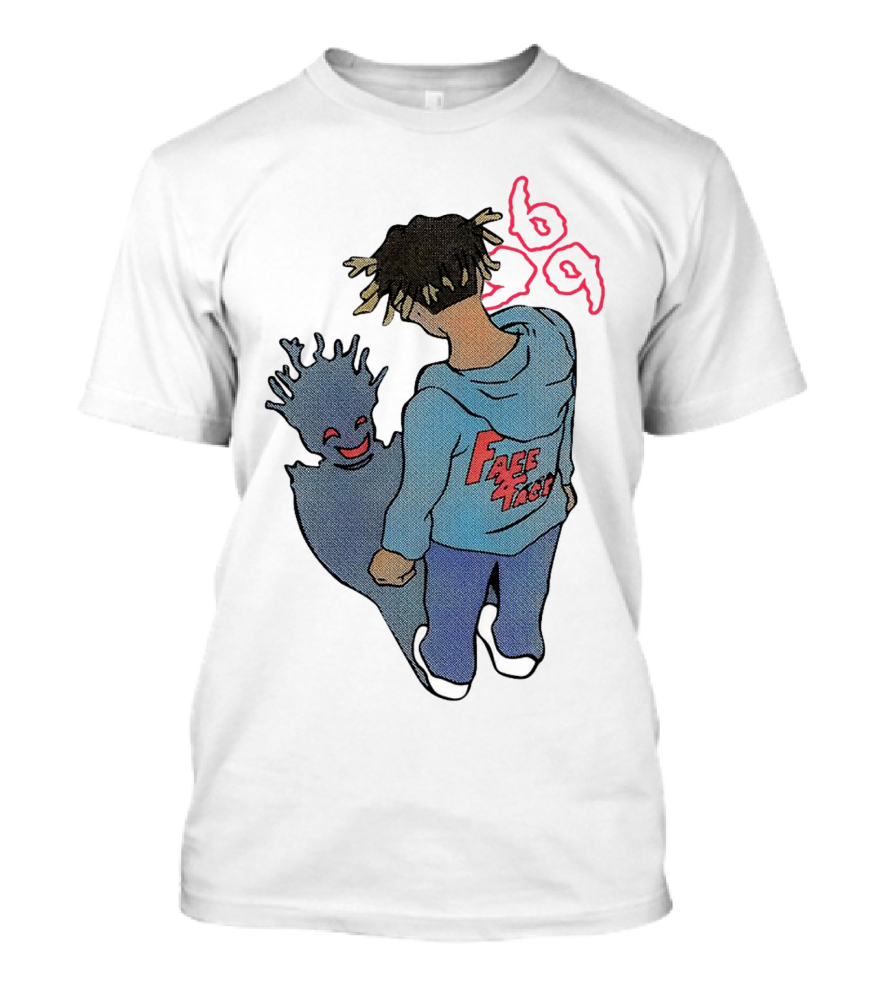 Juice WRLD Reflection Face 999 Hoodie And Shadow T-Shirt