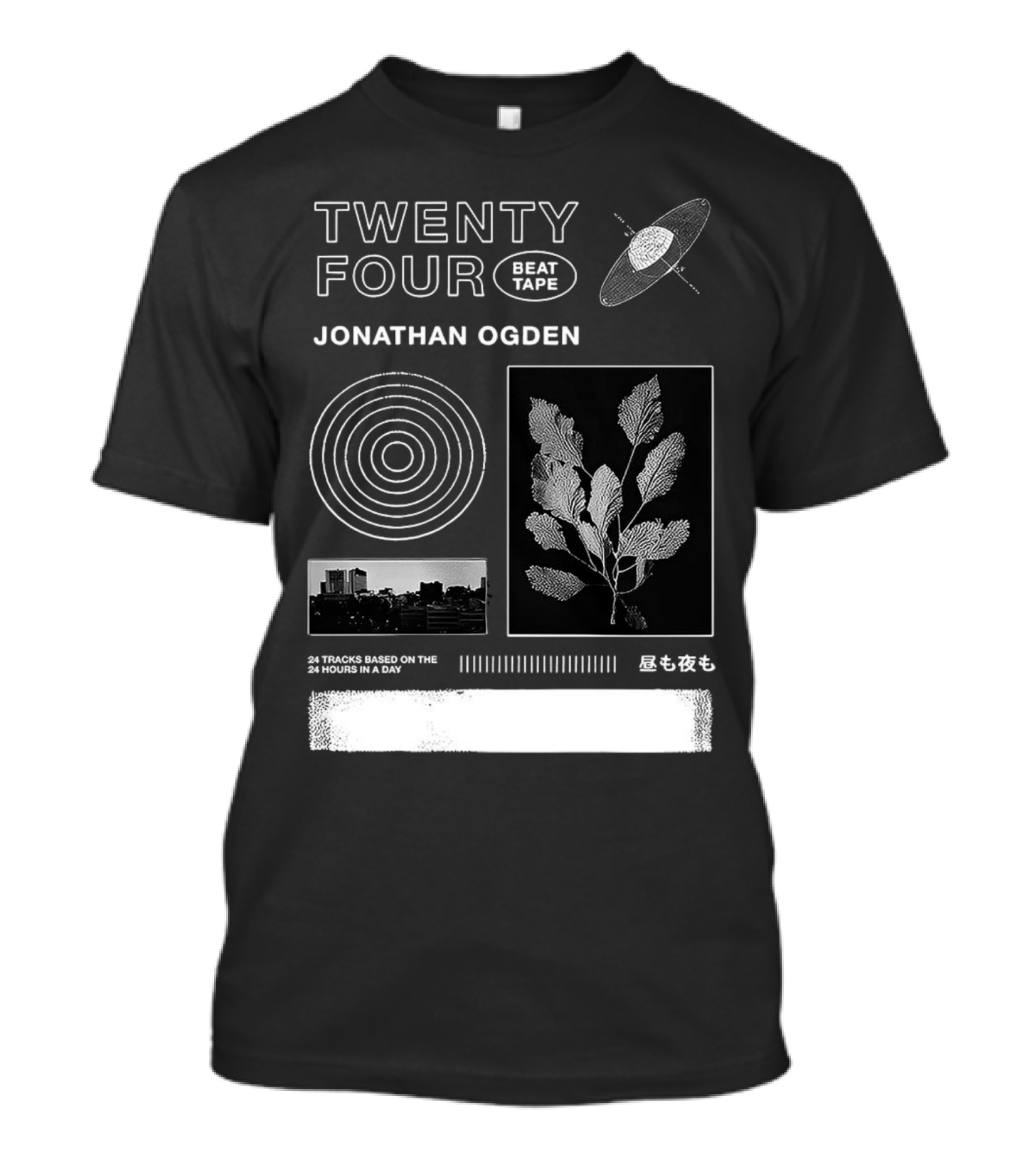 Twenty Four Beat Tape Jonathan Ogden 24 Tracks Based On The 24 Hours In A Day T-Shirt
