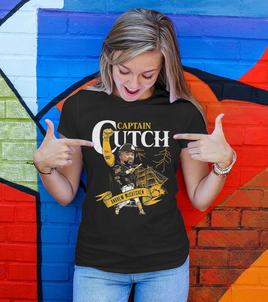 Andrew McCutchen Captain Cutch Pittsburgh Pirates Baseball T-Shirt