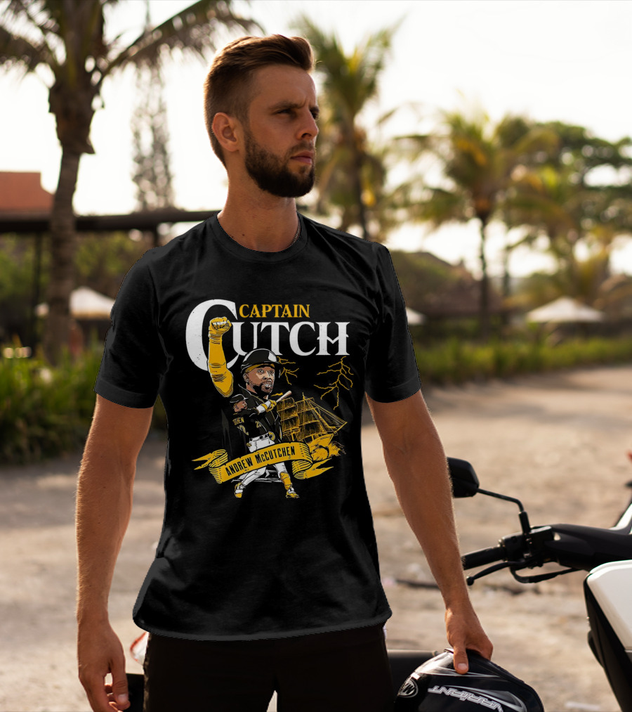 Andrew McCutchen Captain Cutch Pittsburgh Pirates Baseball T-Shirt