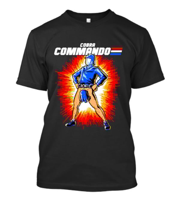 Cobra Commando Retro Action Cartoon Burst Hero T-Shirt