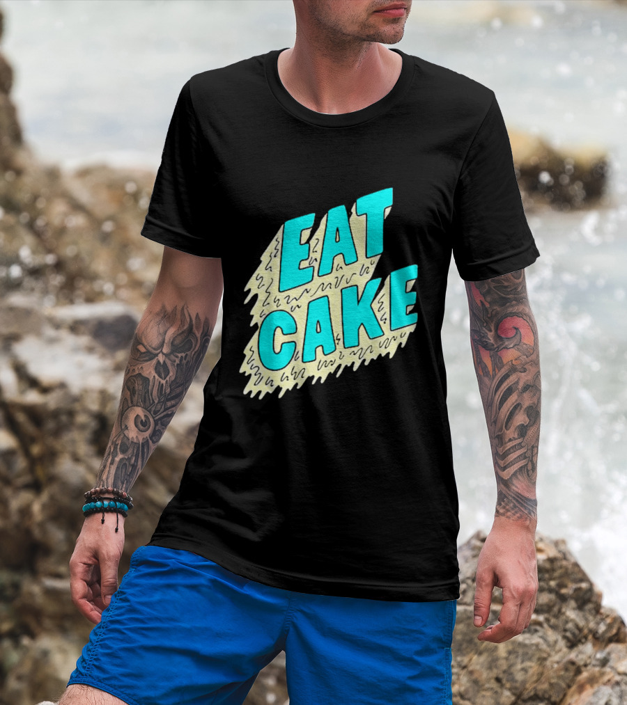 Eat Cake Retro T-Shirt