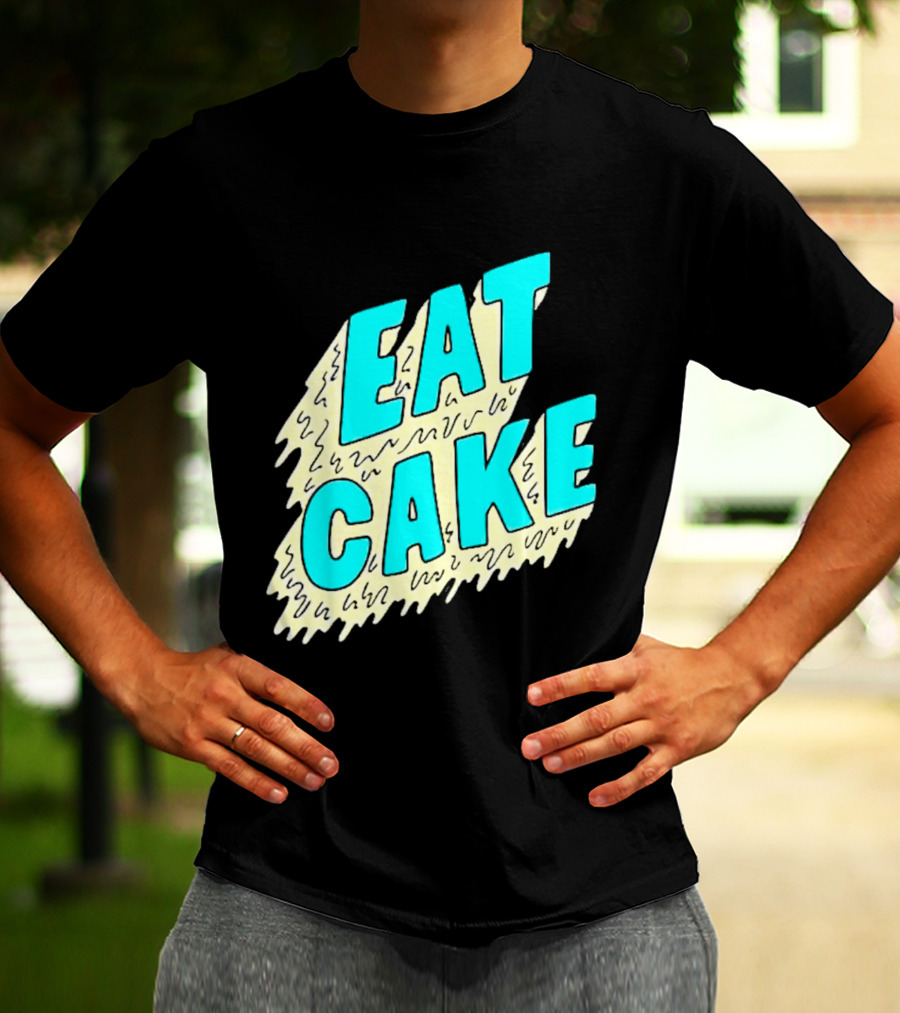 Eat Cake Retro T-Shirt