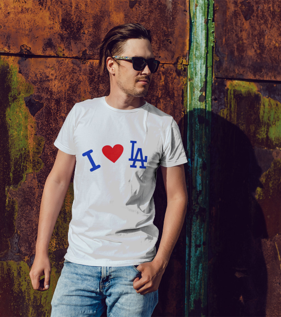 Madhappy I Love LA Los Angeles Dodgers T-Shirt