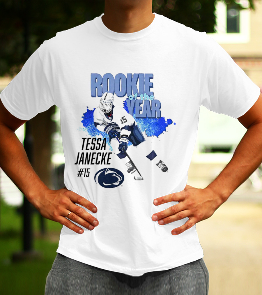 Tessa Janecke #15 Rookie Of The Year Hockey Player T-Shirt