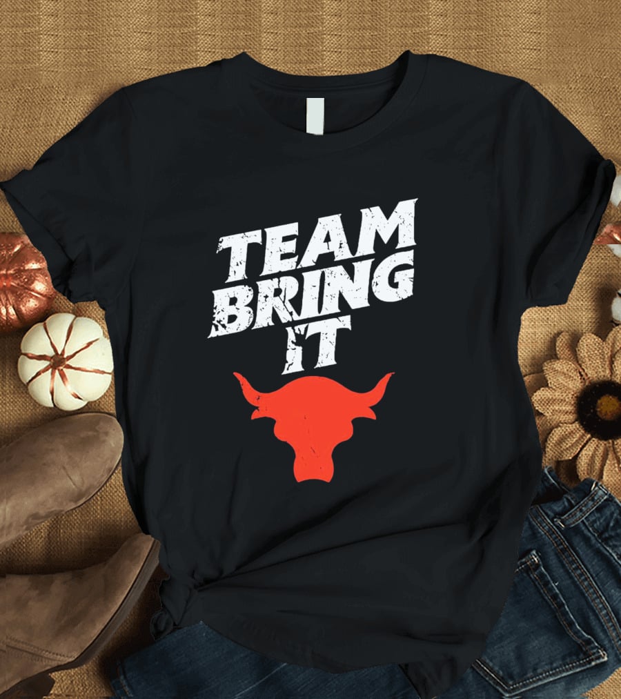 Team Bring It The Rock Bull T-Shirt