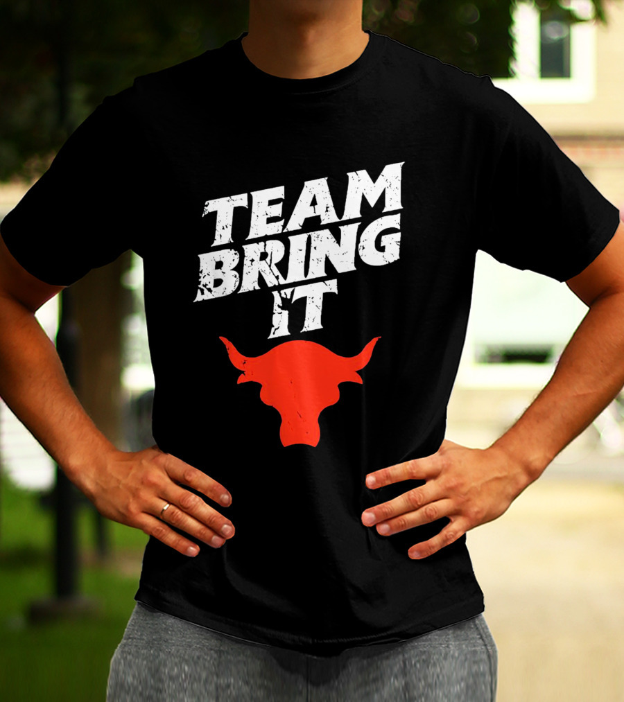 Team Bring It The Rock Bull T-Shirt
