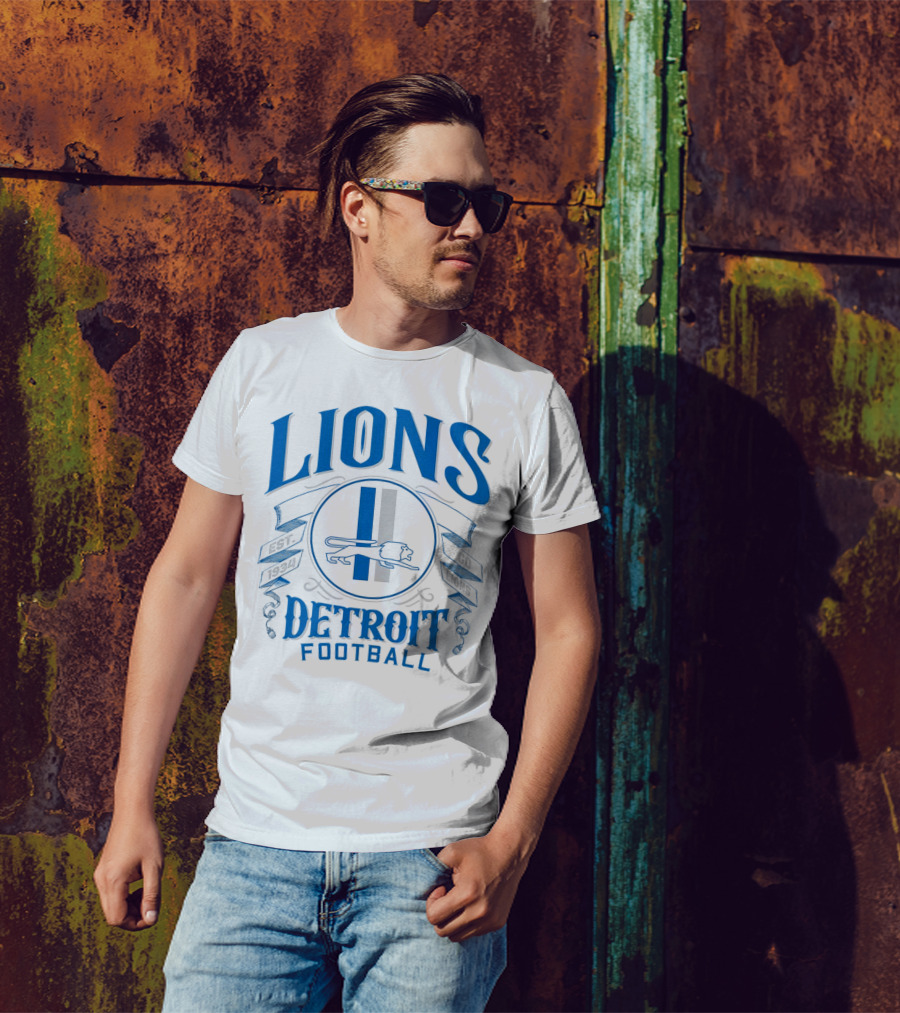 Detroit Lions Football Go Lions Est 1934 T-Shirt