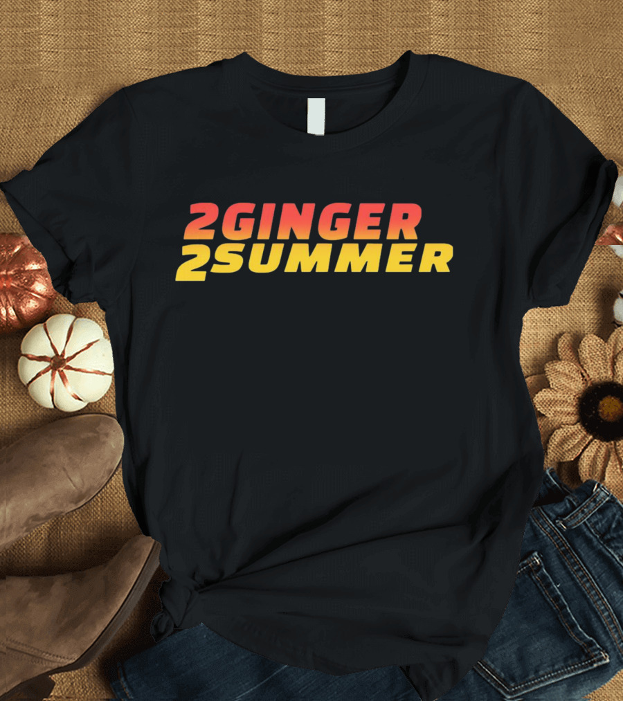 2 Ginger 2 Summer Retro Style Summer T-Shirt