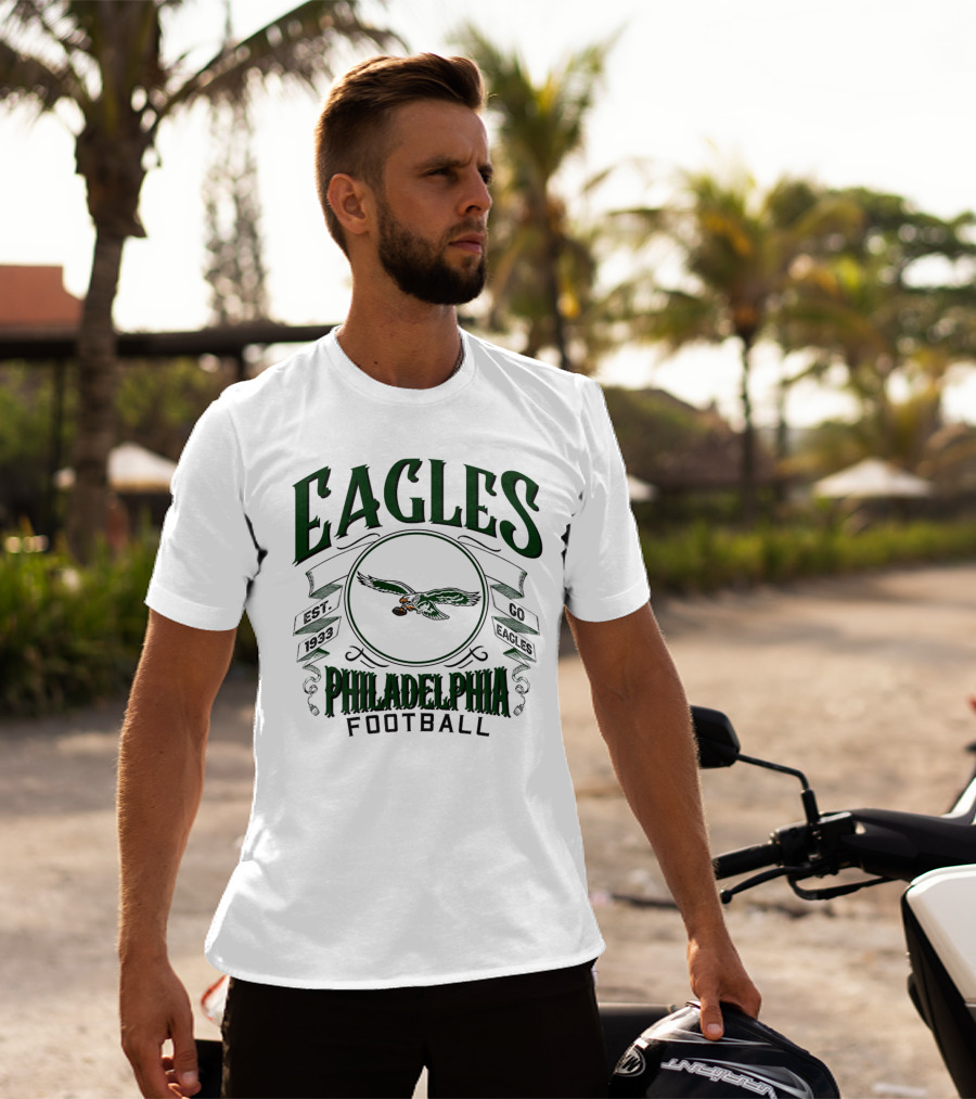 Philadelphia Eagles Football Est 1933 Go Eagles NFL T-Shirt