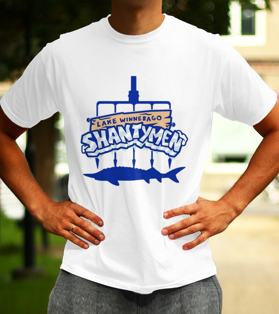 Lake Winnebago Shantymen Ice Fishing Spear T-Shirt
