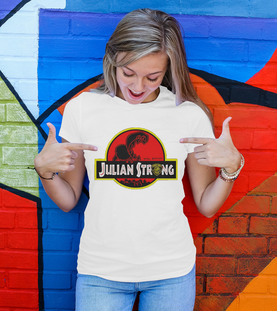 Julian Strong Fundraiser Unleash The Power Of Love Dinosaur Rescue Project 143 T-Shirt