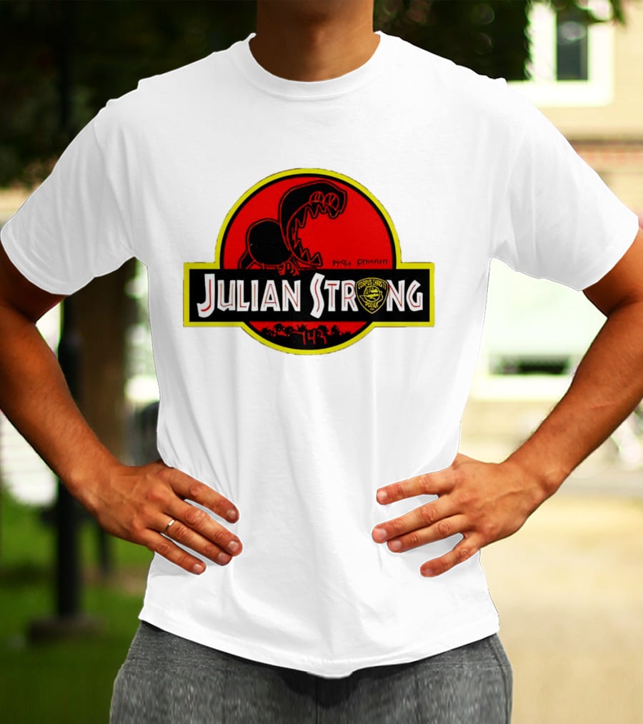 Julian Strong Fundraiser Unleash The Power Of Love Dinosaur Rescue Project 143 T-Shirt