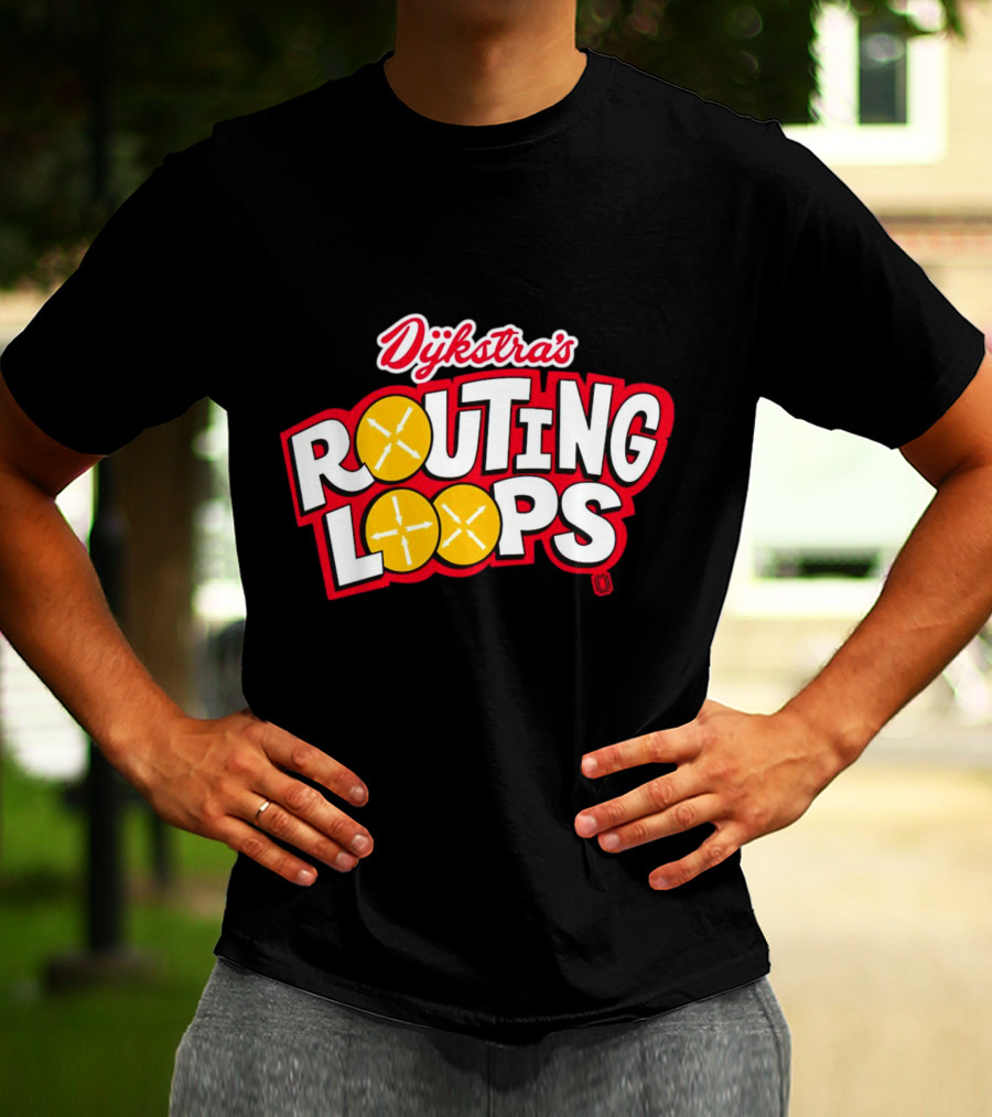 Dijkstra’s Routing Loops Comic T-Shirt