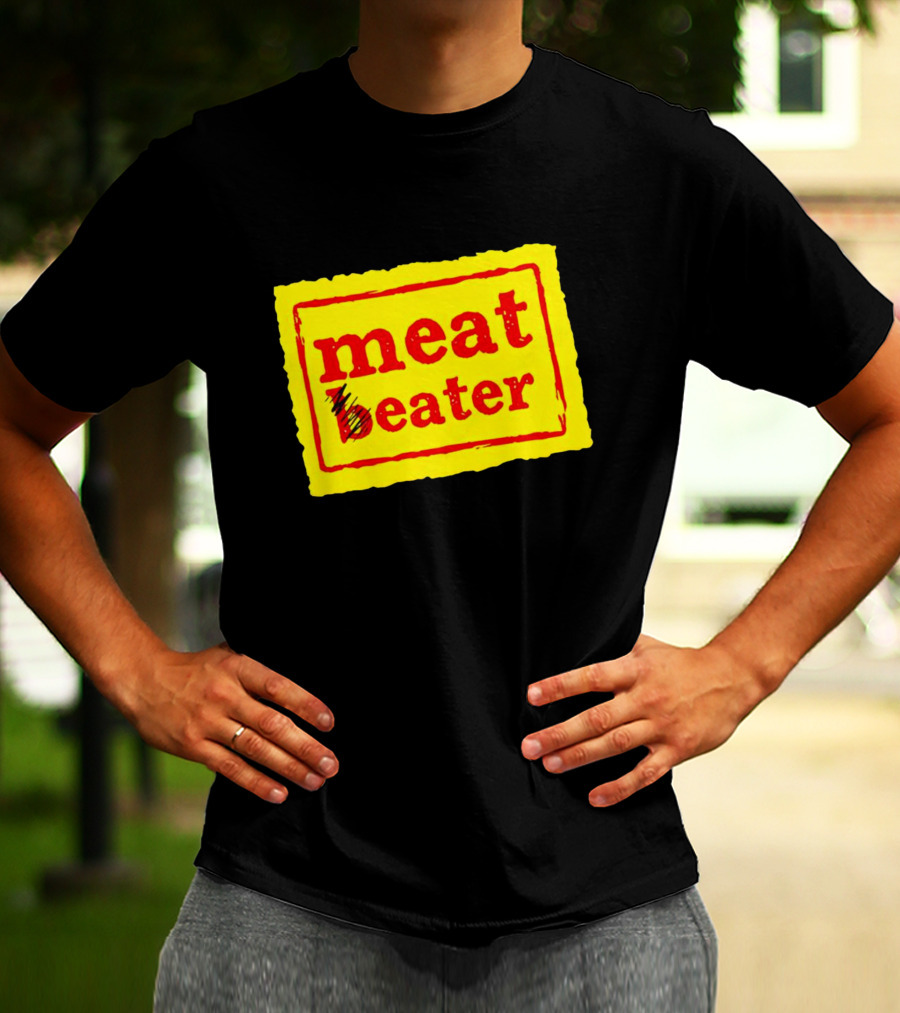 Meat Beater Yellow Label Icon T-Shirt