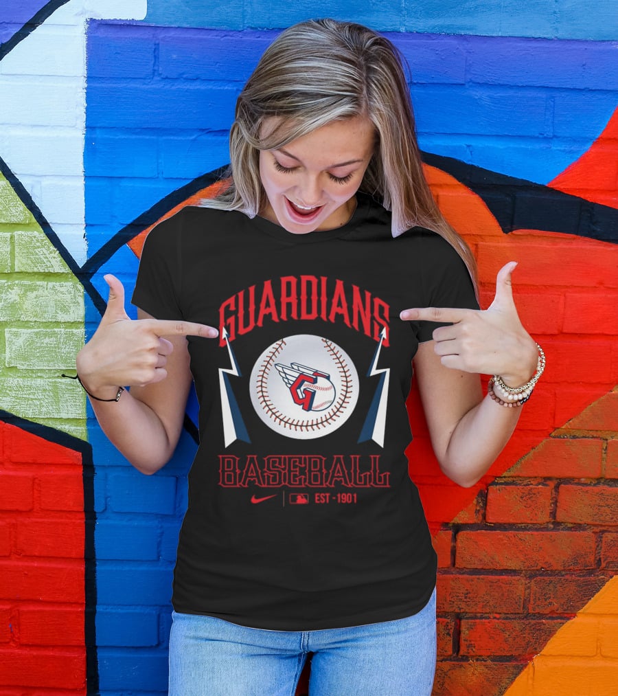 Guardians Baseball MLB EST 1901 T-Shirt