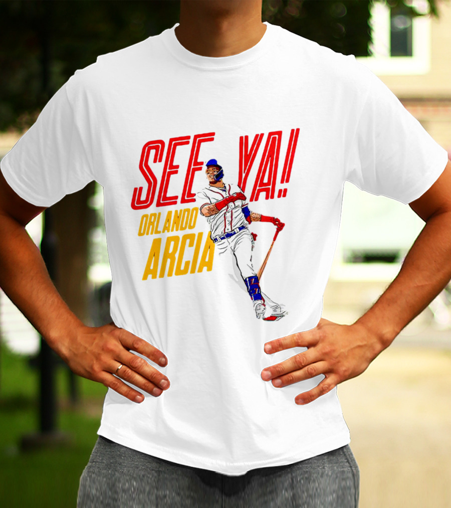 Orlando Arcia See Ya Atlanta Braves MLBPA T-Shirt