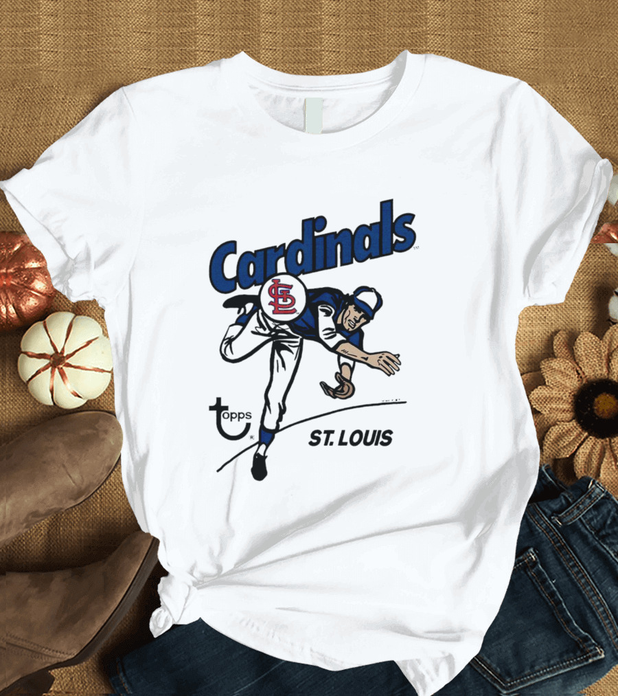 St. Louis Cardinals Topps Baseball Player T-Shirt