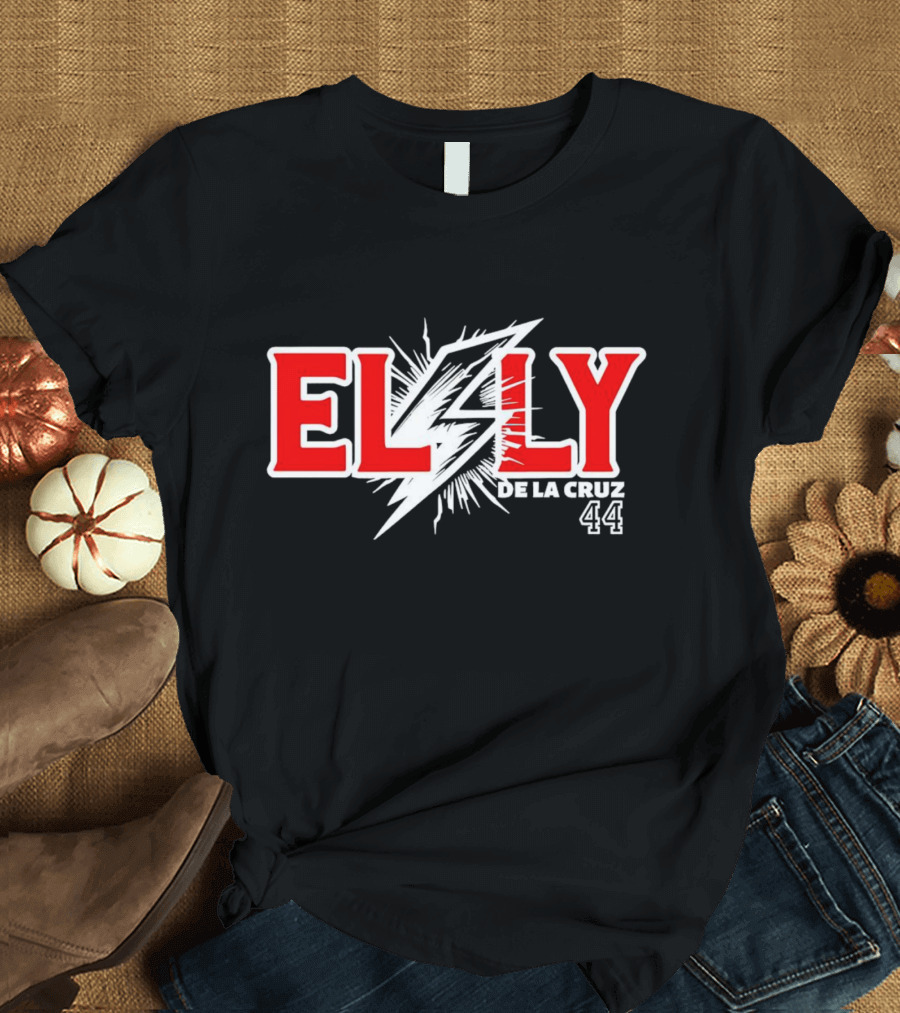 Elly De La Cruz 44 Lightning Burst T-Shirt