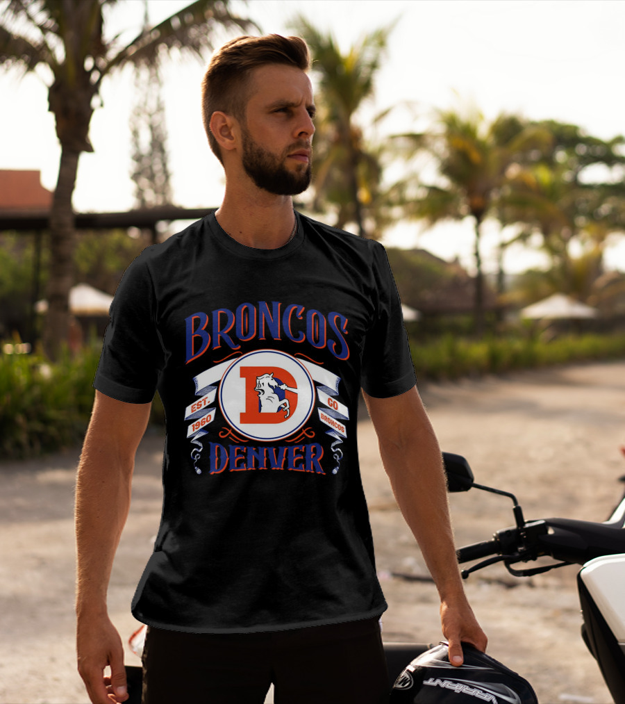 Broncos Denver Est 1960 Go Broncos T-Shirt