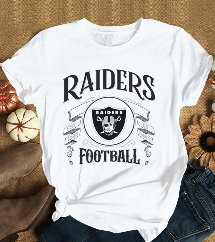 Raiders Football Est 1960 Go Raiders NFL T-Shirt