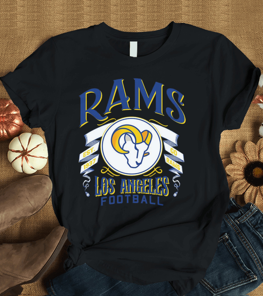Rams Los Angeles Football Go Est 1937 T-Shirt