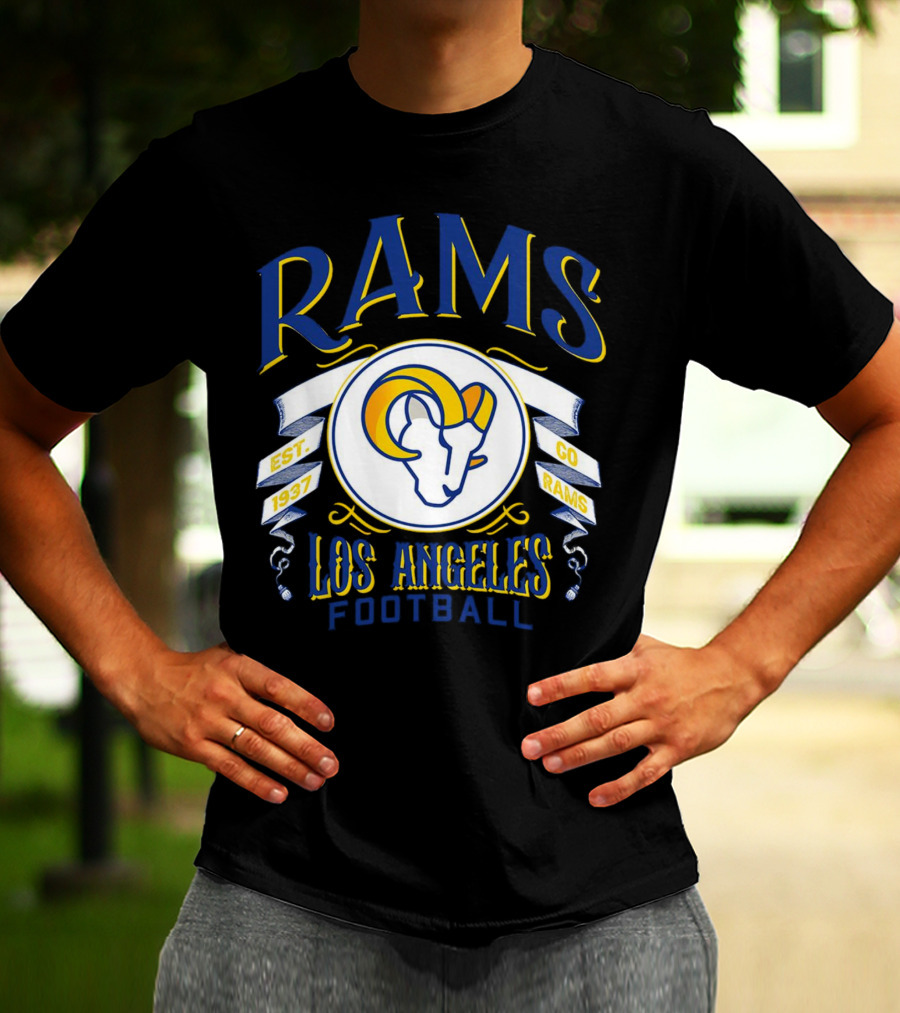Rams Los Angeles Football Go Est 1937 T-Shirt