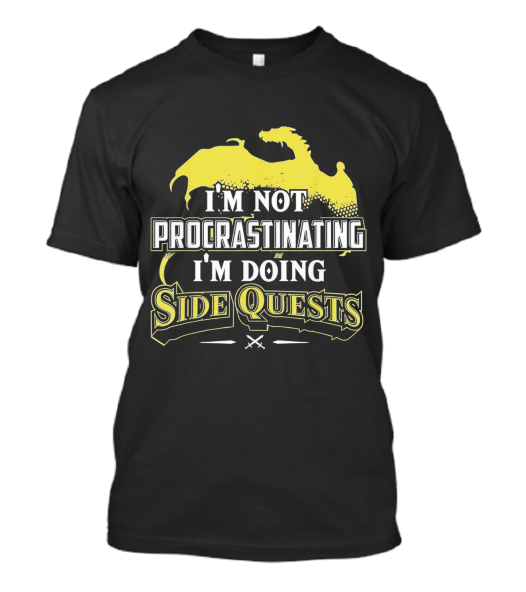 I'm Not Procrastinating I'm Doing Side Quests Dragon T-Shirt