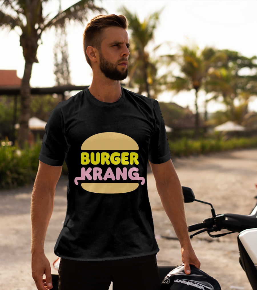Burger Krang Neon Comic T-Shirt
