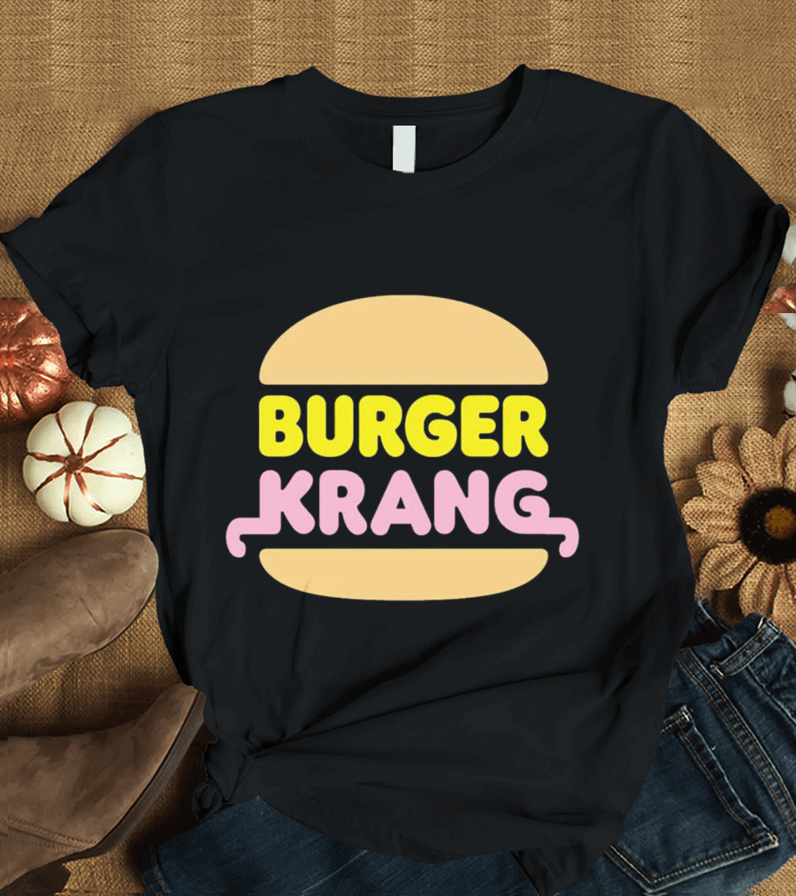 Burger Krang Neon Comic T-Shirt