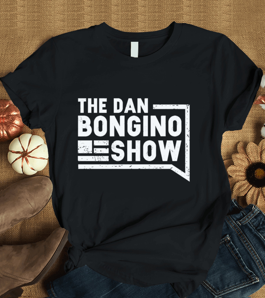 The Dan Bongino Show American Flag Speech Bubble T-Shirt