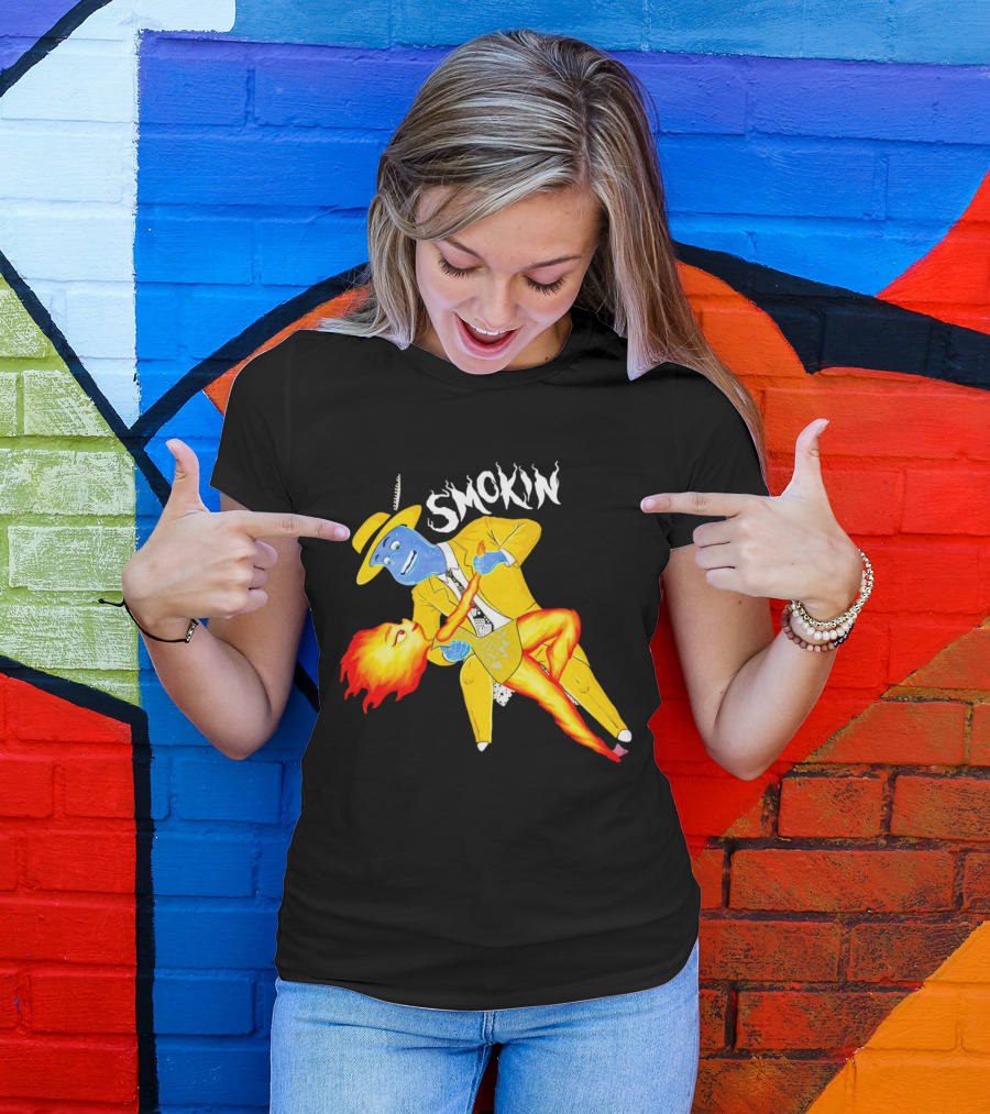 Smokin Ember Lumen Dancing With Lake Ripple In Yellow Suit T-Shirt