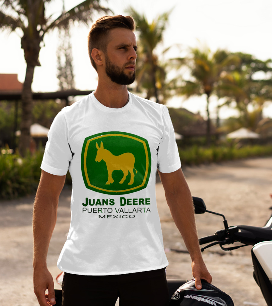 Juans Deere Puerto Vallarta Mexico Donkey T-Shirt